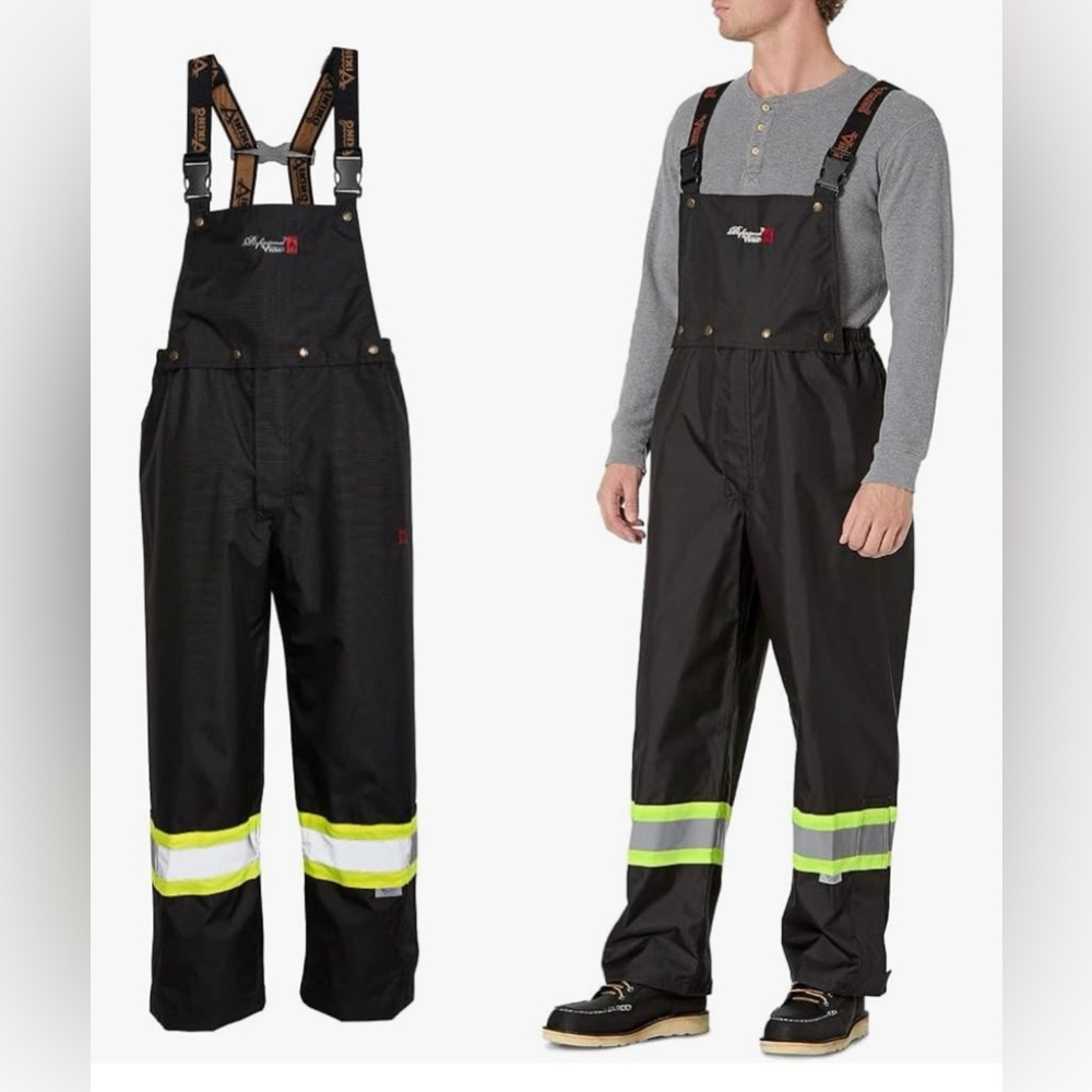 Viking Professional Journeyman 300D Trilobal Rip-stop FR Detachable Bib Pants XL